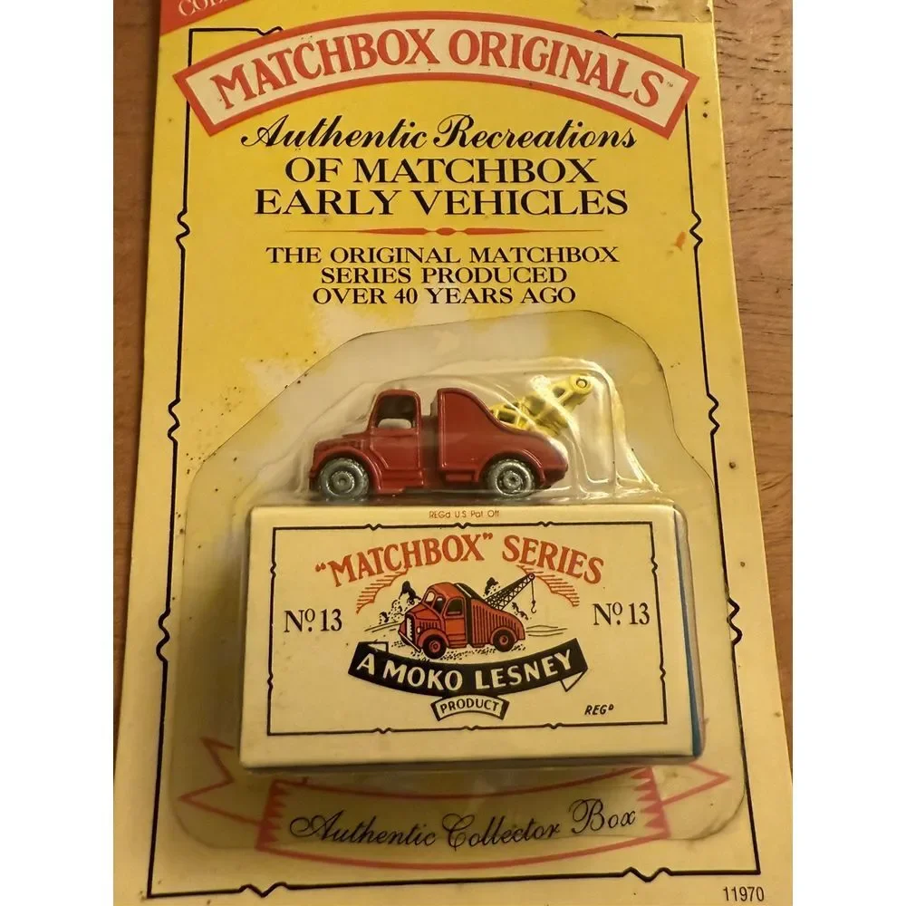 MATCHBOX ORIGINALS‎ LE SERIES II #13 BEDFORD WRECK TRUCK . (Red)